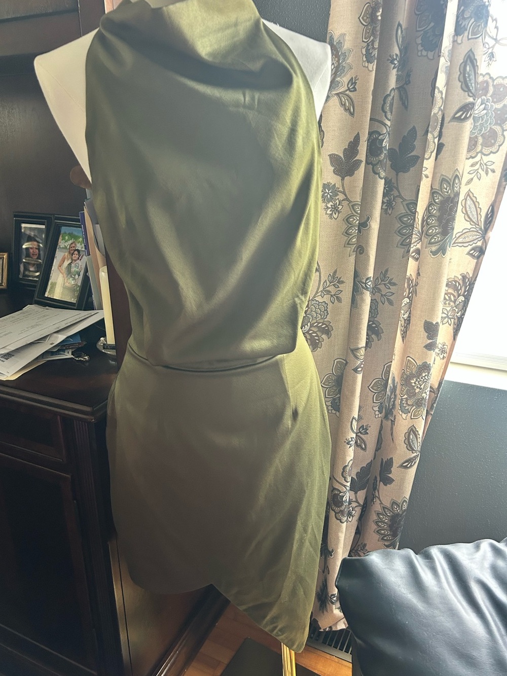 Elliatt Olive Halter Mini Dress